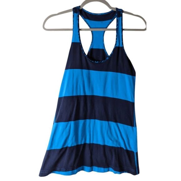 LULULEMON ATHLETICA Cool Racerback Tank 'Colorblock" Size 6 - Picture 2 of 4